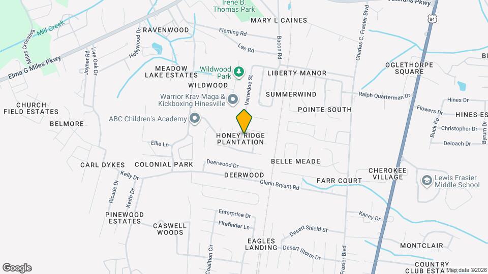 628 Honey Ridge Ln Map and Location Details