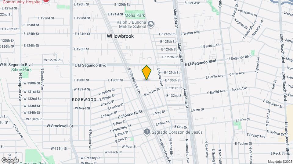 2400 E 130th St Map and Location Details