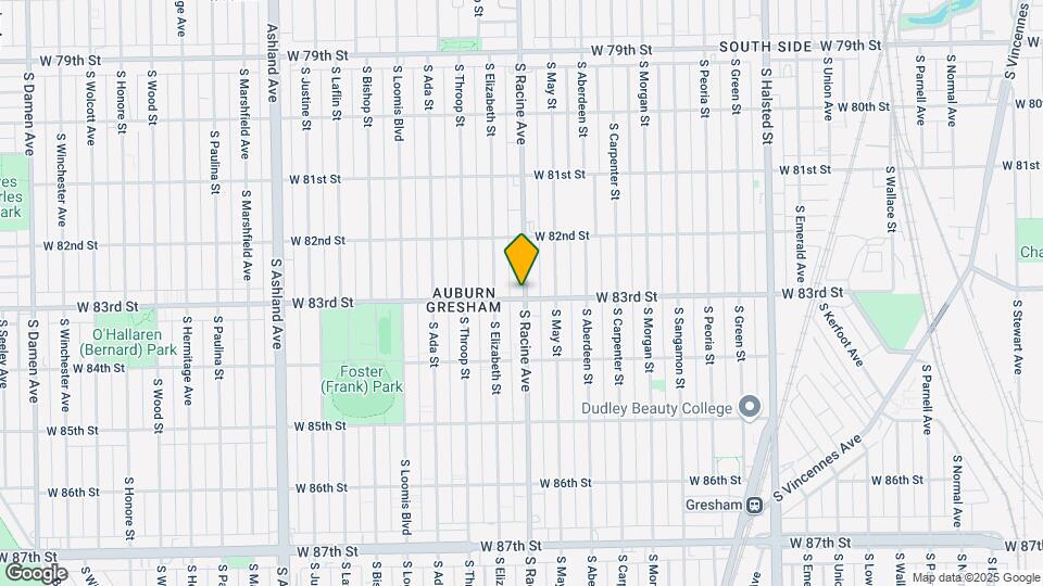 8250-58 S Racine Ave Map and Location Details