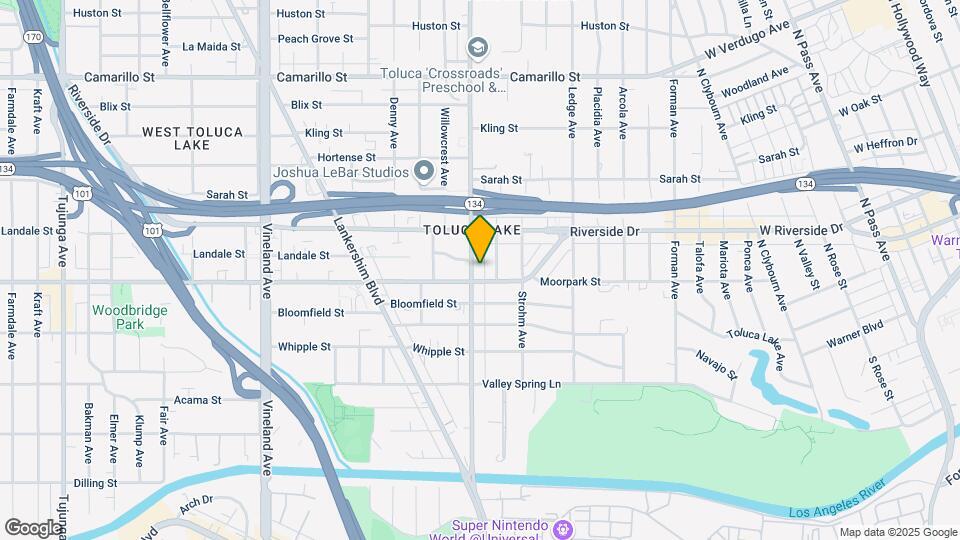 4406 Cahuenga Blvd, Unit 107 Map and Location Details