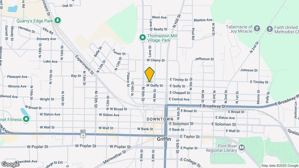 215 W Quilly St Map and Location Details