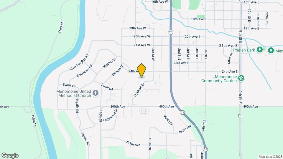 2421 Fryklund Dr W Map and Location Details