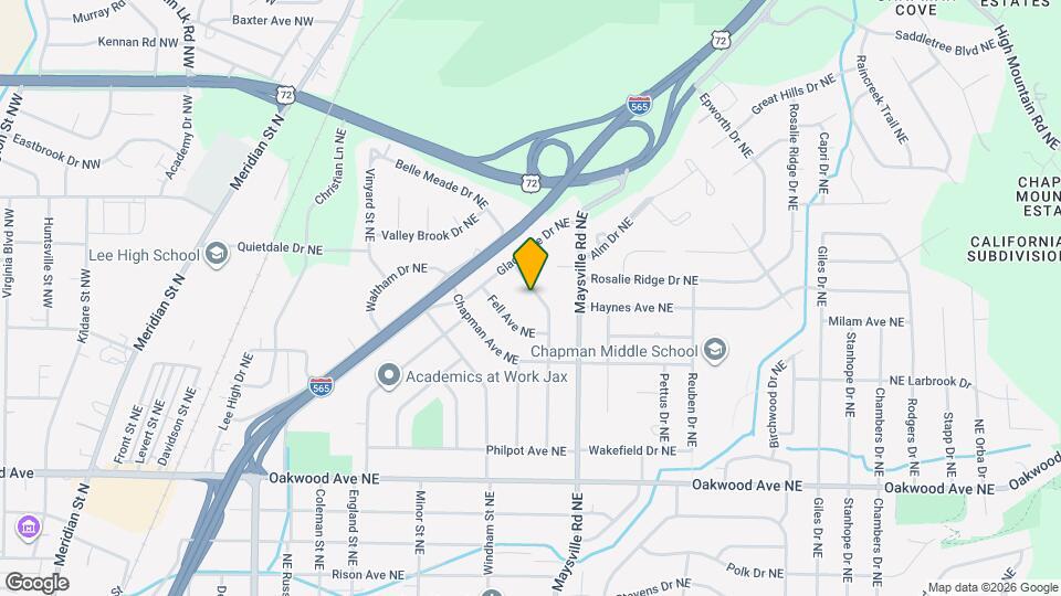 2215 Fairfax St NE Map and Location Details