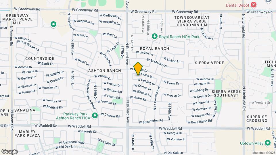 14636 W Gelding Dr Map and Location Details