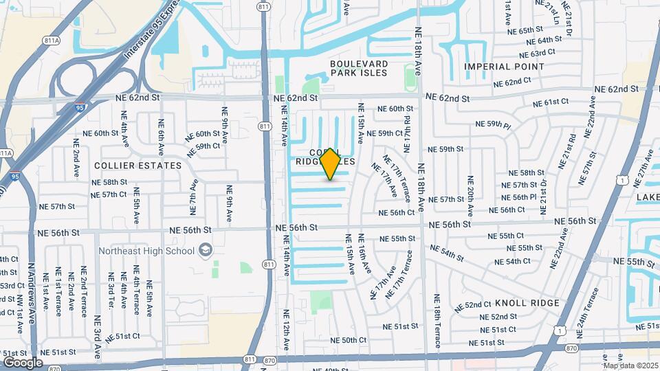 1460 NE 57th Ct Map and Location Details