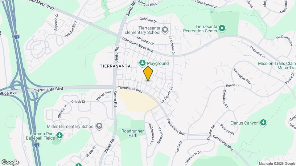 10742 Escobar Dr Map and Location Details