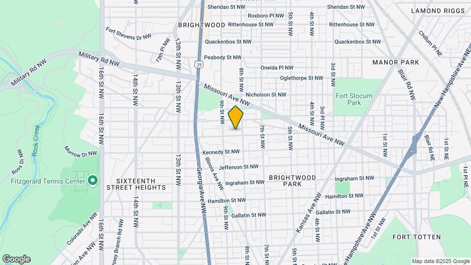 815 Longfellow St NW Map and Location Details