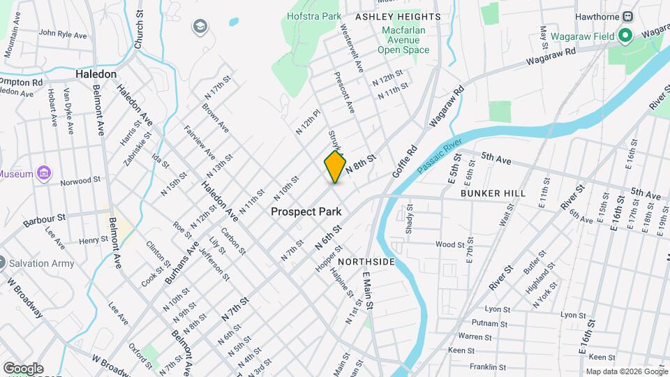 346 N 8th St Map and Location Details