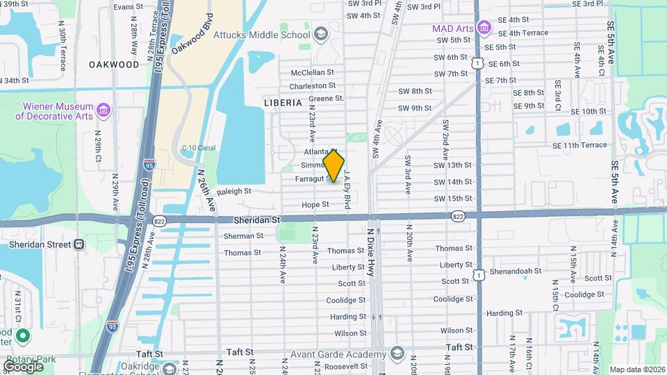 2225 Raleigh St Map and Location Details