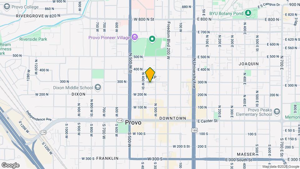 343 W 300 N St Map and Location Details