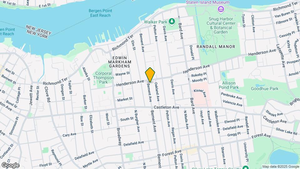 211-213 Bement Ave Map and Location Details