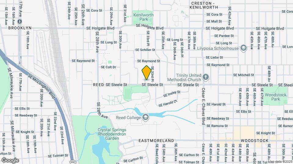 5238 SE 33rd Ave Map and Location Details