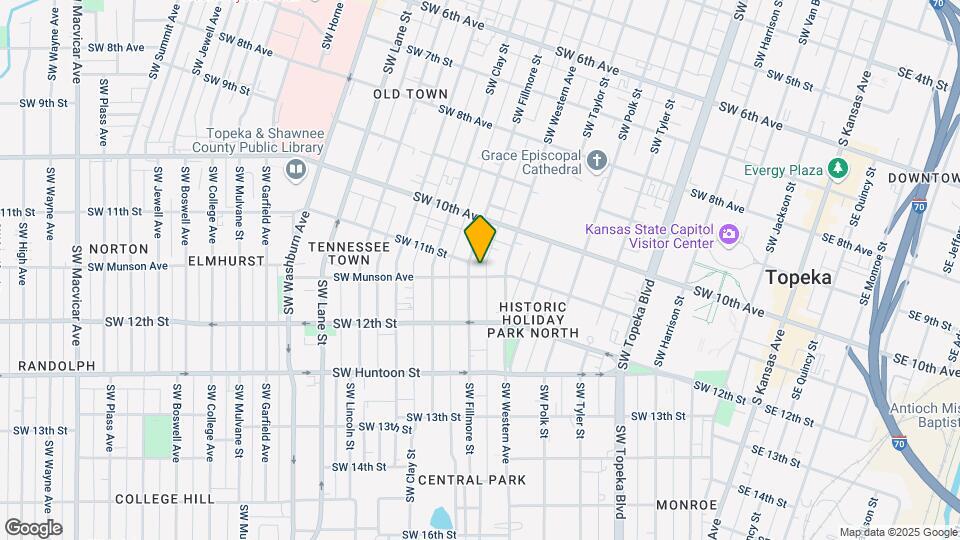 916 SW Munson Ave Map and Location Details