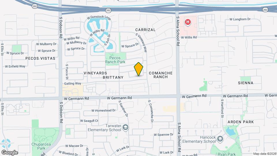 1345 W Musket Way Map and Location Details