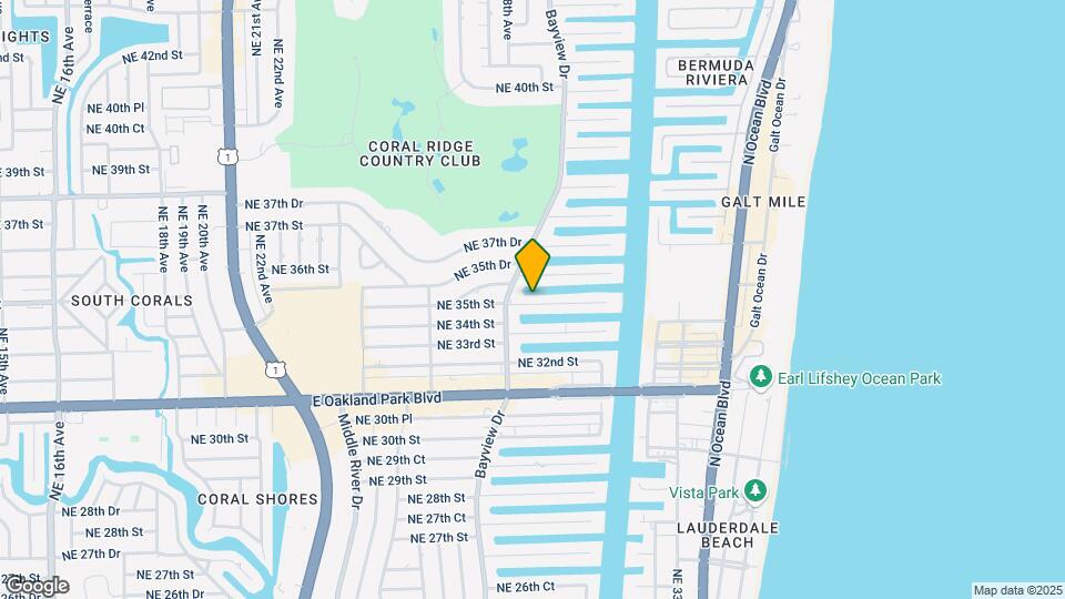 2817 NE 35th St Map and Location Details
