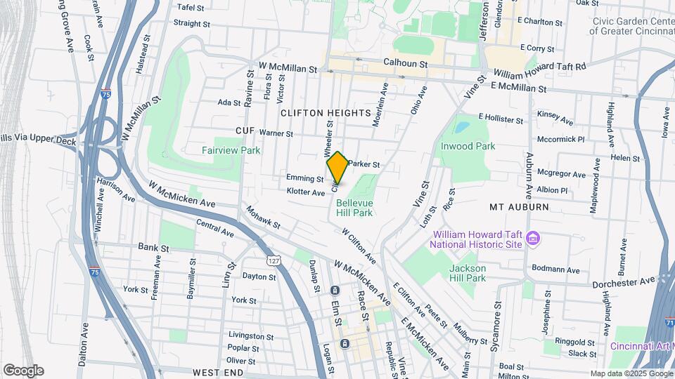 2144 W Clifton Ave Map and Location Details