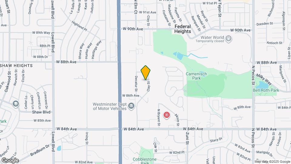 8657 Clay St Map and Location Details