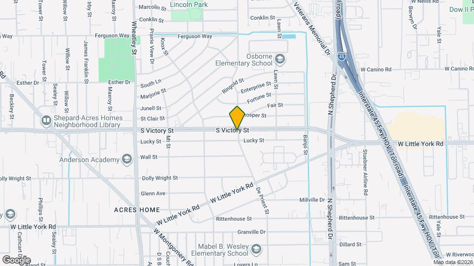 7625 De Priest St Map and Location Details