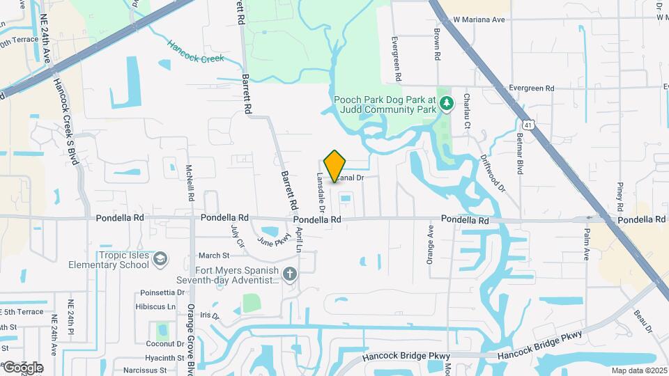 716 Pondella Rd Map and Location Details