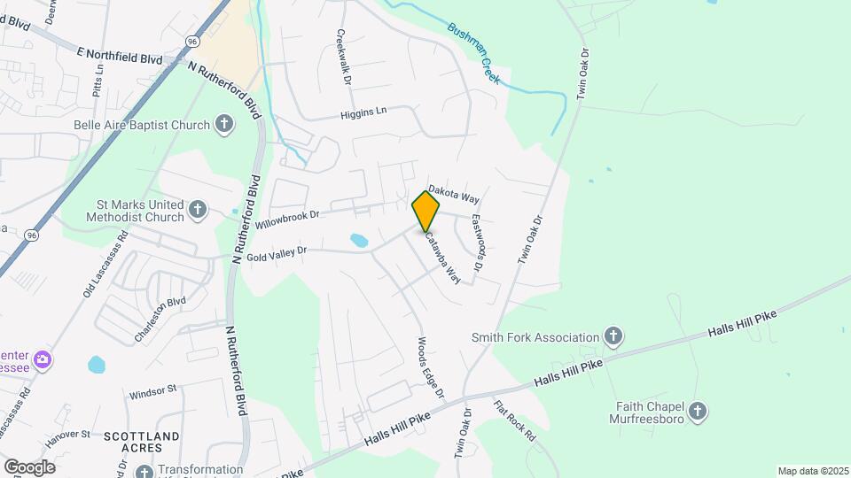 1237 Catawba Way Map and Location Details