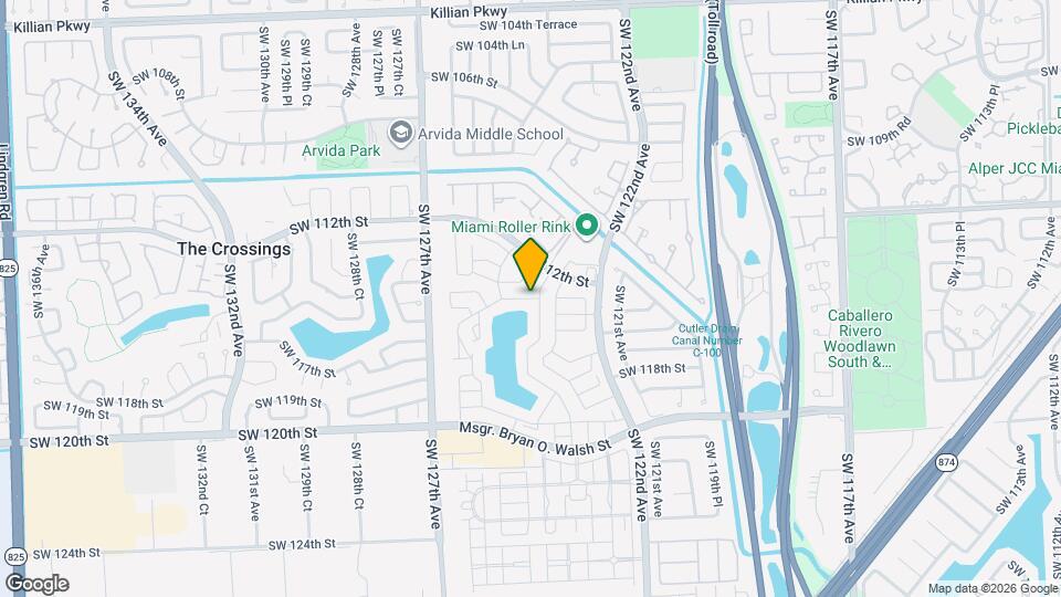 12305 SW 115th Ter Mapa y Detalles de la Ubicación