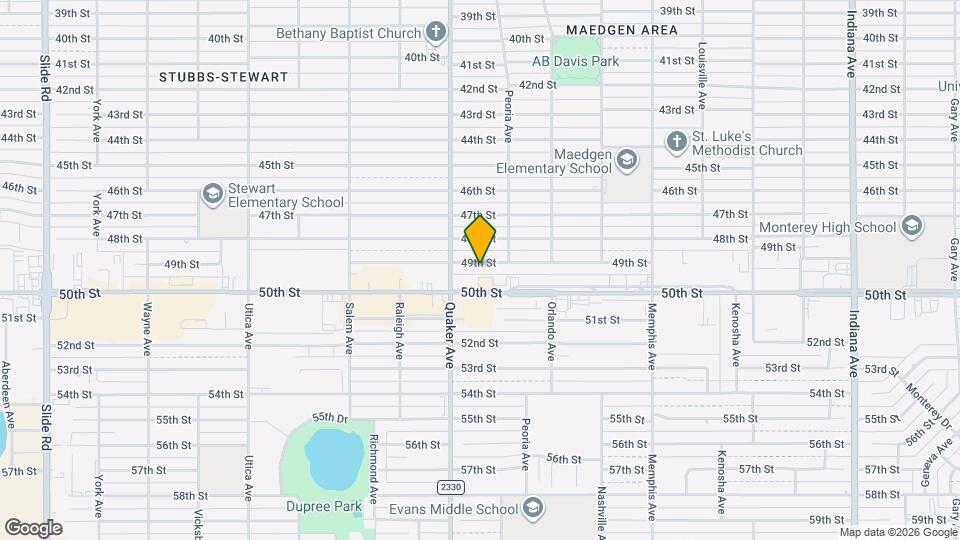 4311 49th St Map and Location Details