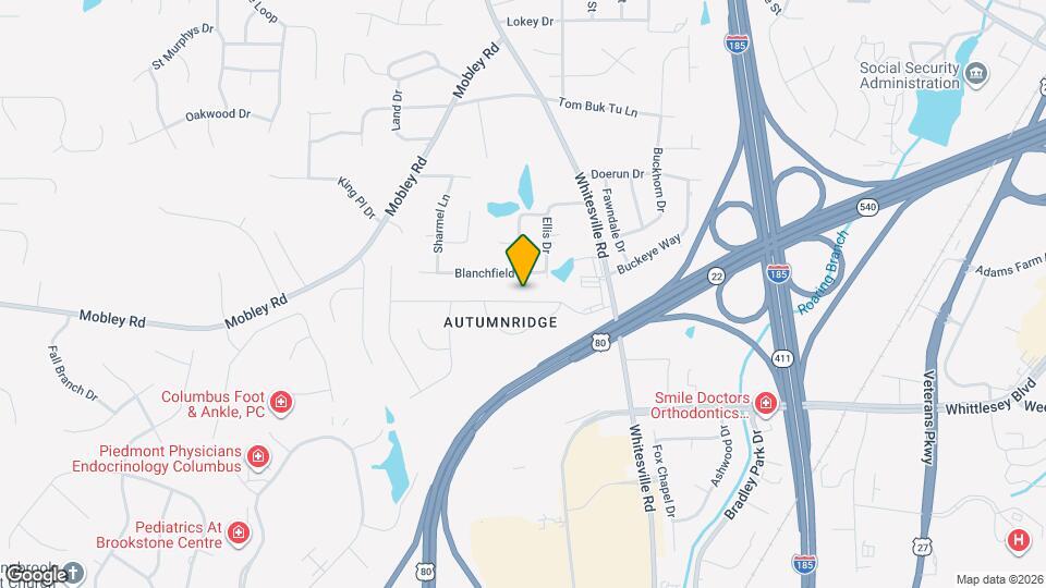 1441 Autumnridge Dr Map and Location Details
