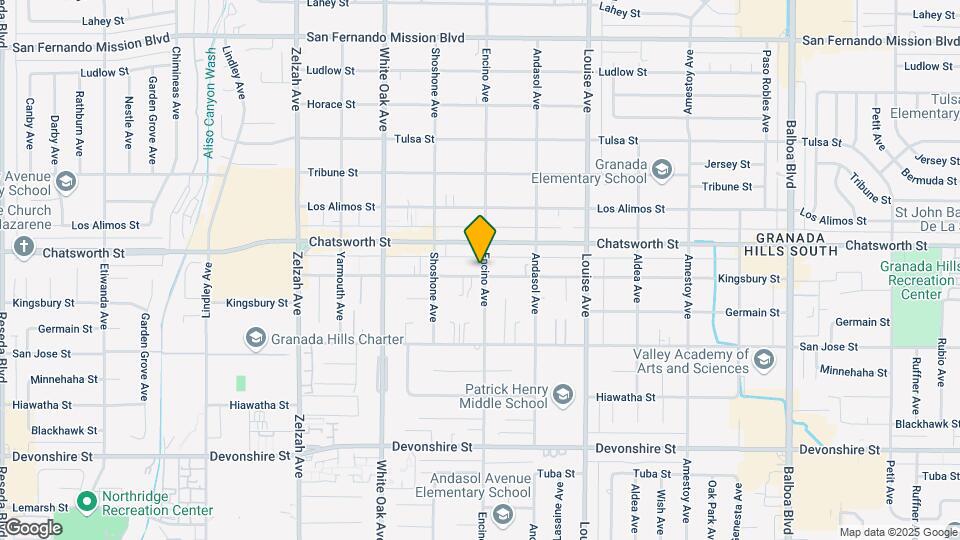 17503 Kingsbury St Map and Location Details