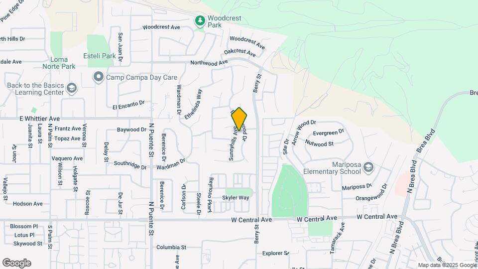1214 Sunnyhills Ave Map and Location Details