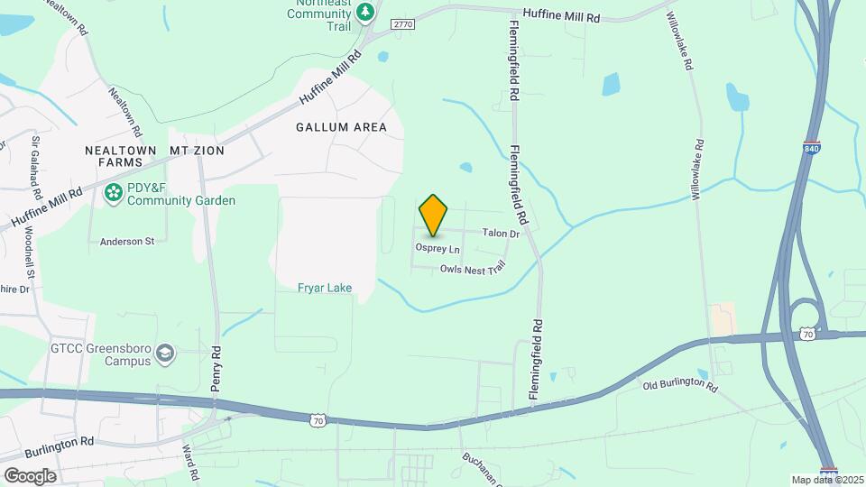 2209 Osprey Ln Mapa y Detalles de la Ubicación