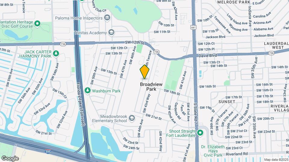 1630 SW 44th Ter Map and Location Details