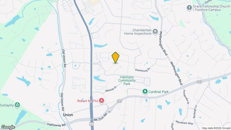 2556 Sweet Harmony Ln Map and Location Details