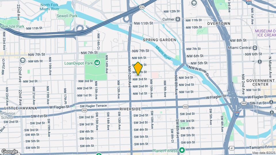 1121 NW 3rd St Map and Location Details