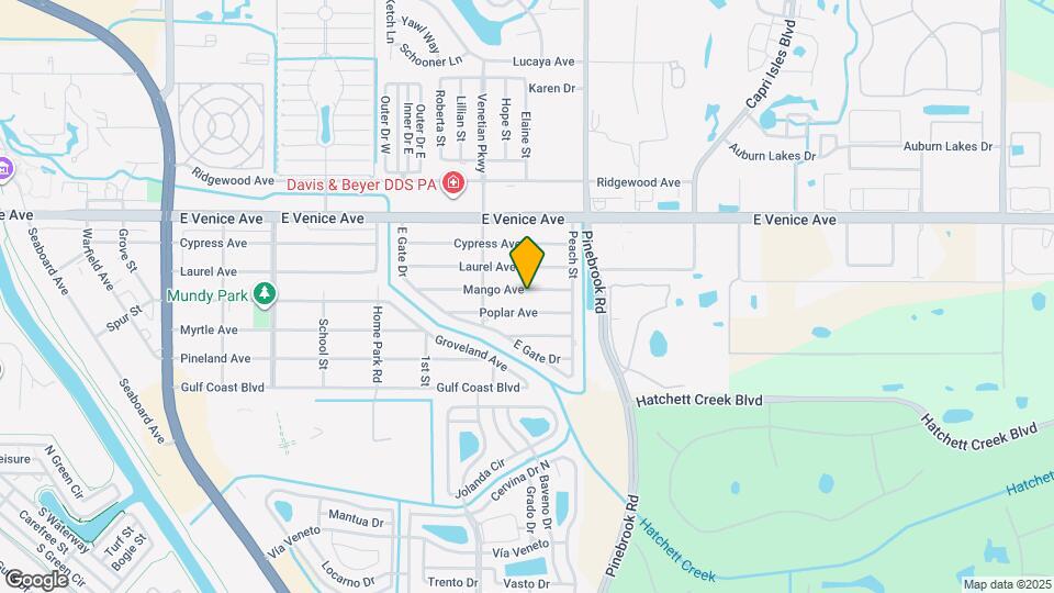 1313 Mango Ave Map and Location Details