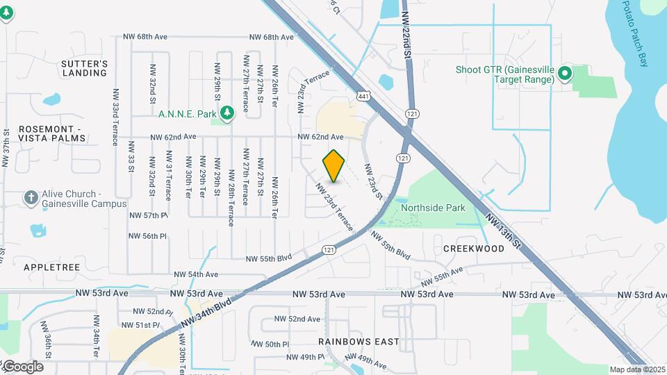 5915 NW 23rd Terrace Map and Location Details