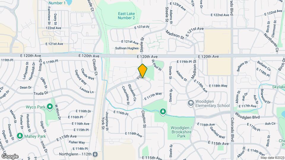 2839 E 118th Cir Map and Location Details