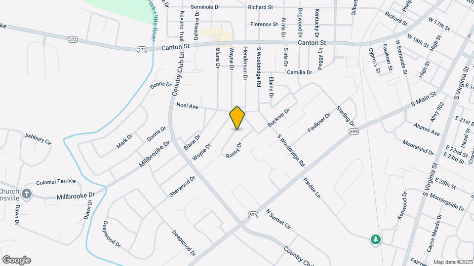 320 Roney Dr Mapa y Detalles de la Ubicación