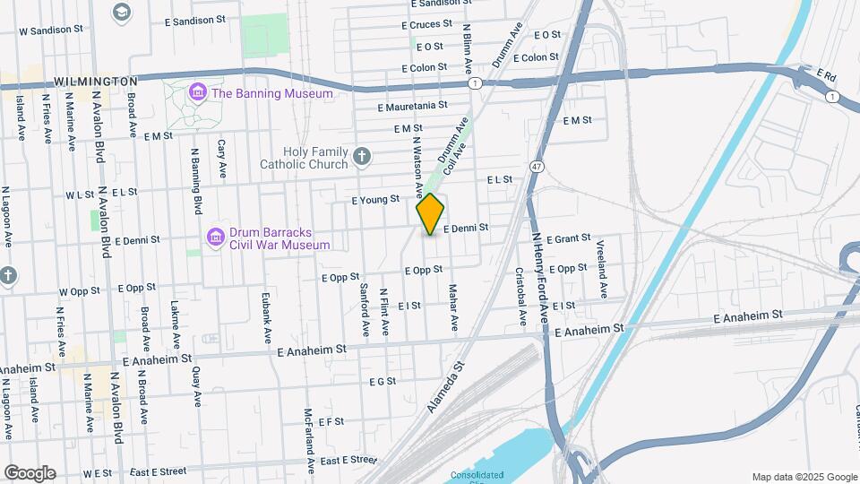 1036 N Watson Ave Map and Location Details