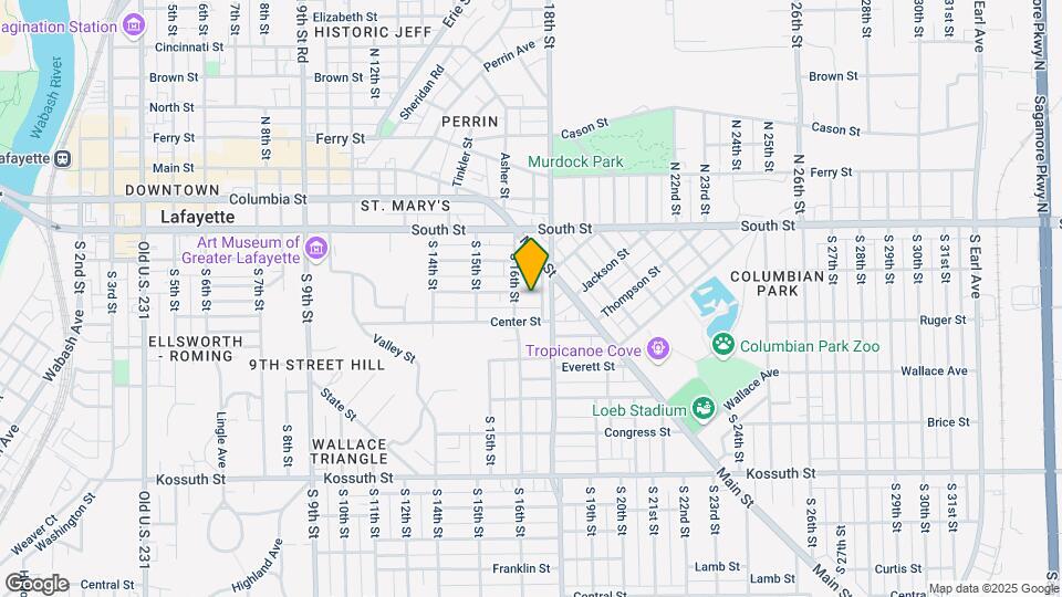 1611 Grove St Map and Location Details