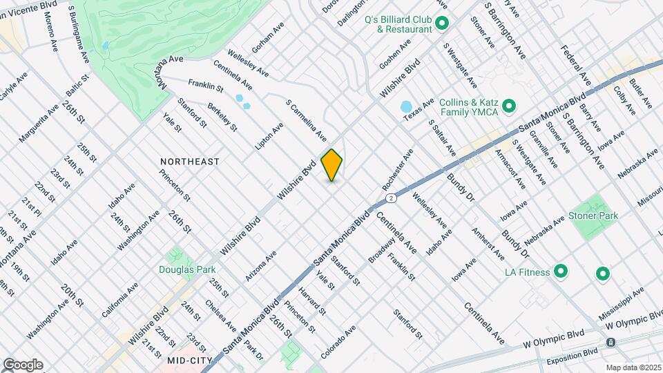 1249 Franklin St Map and Location Details