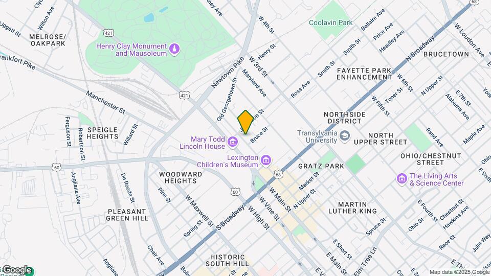 575 W Short St Map and Location Details