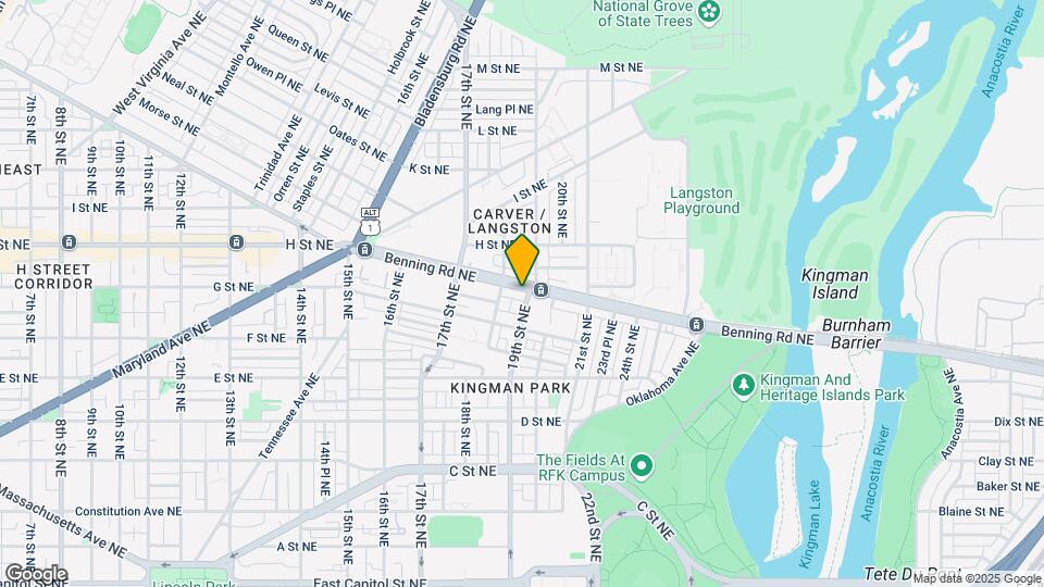 1835 Benning Rd NE Map and Location Details