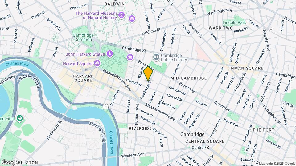 35 Trowbridge St, Unit 6A Mapa y Detalles de la Ubicación