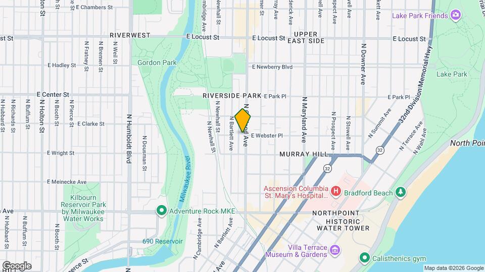 2547 N Oakland Ave, Unit 2547 Mapa y Detalles de la Ubicación