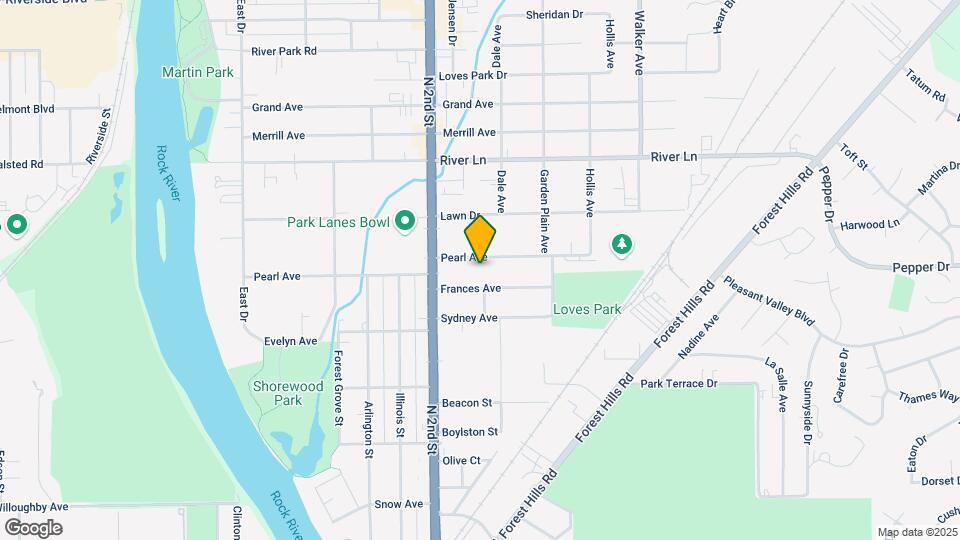 531-535 Pearl Ave Map and Location Details