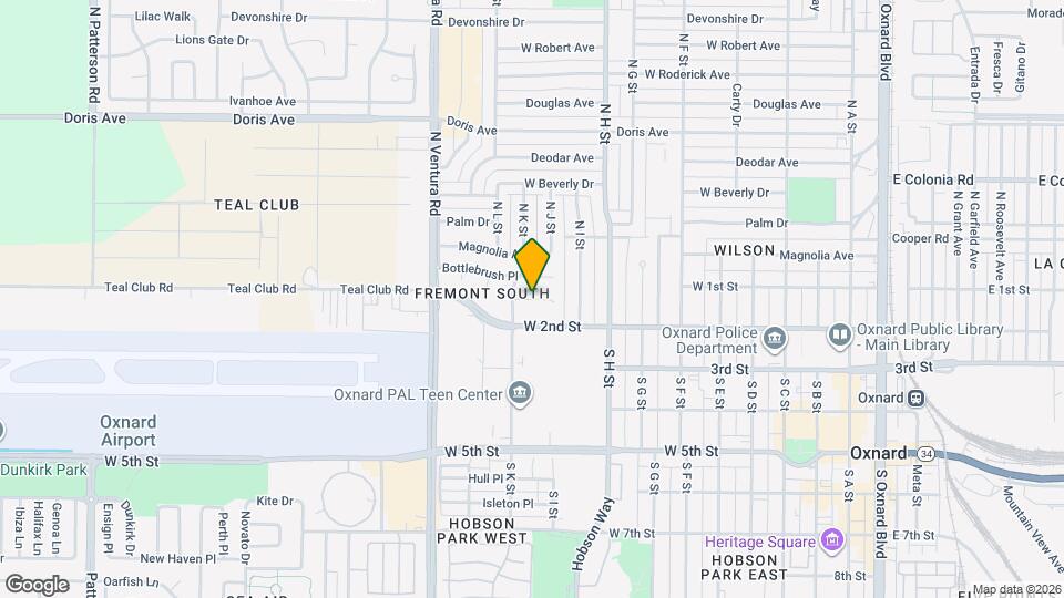 1150 W 1st St Map and Location Details