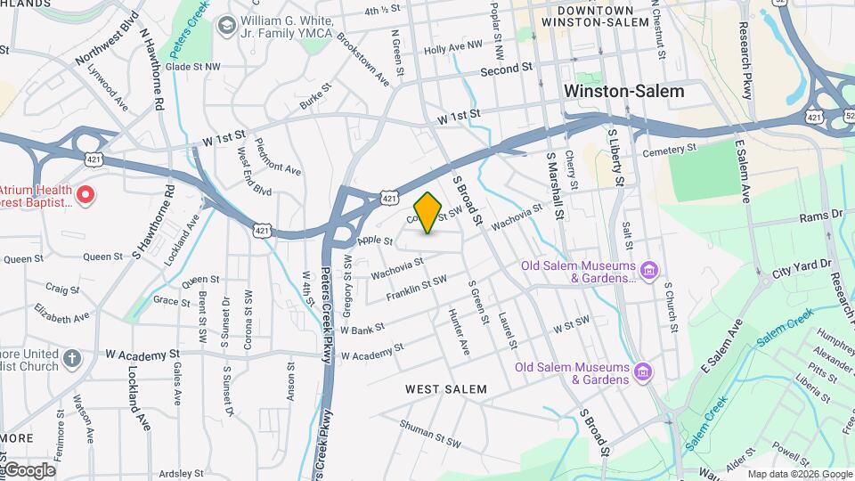 934 Albert St SW Map and Location Details