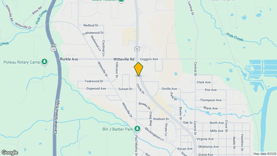 2105 N Broadway St Map and Location Details