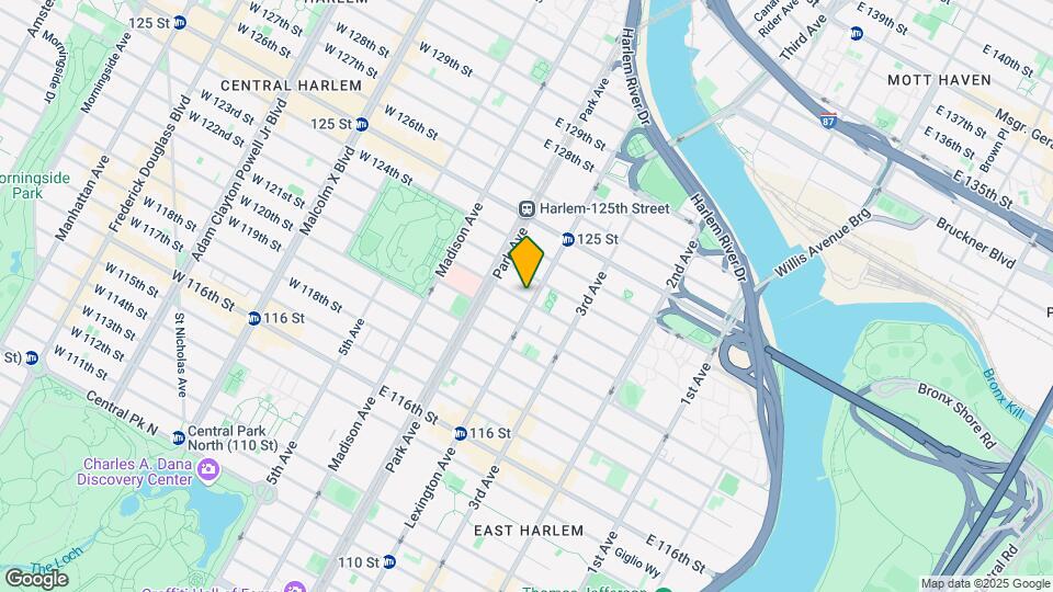 135 E 122nd St Map and Location Details