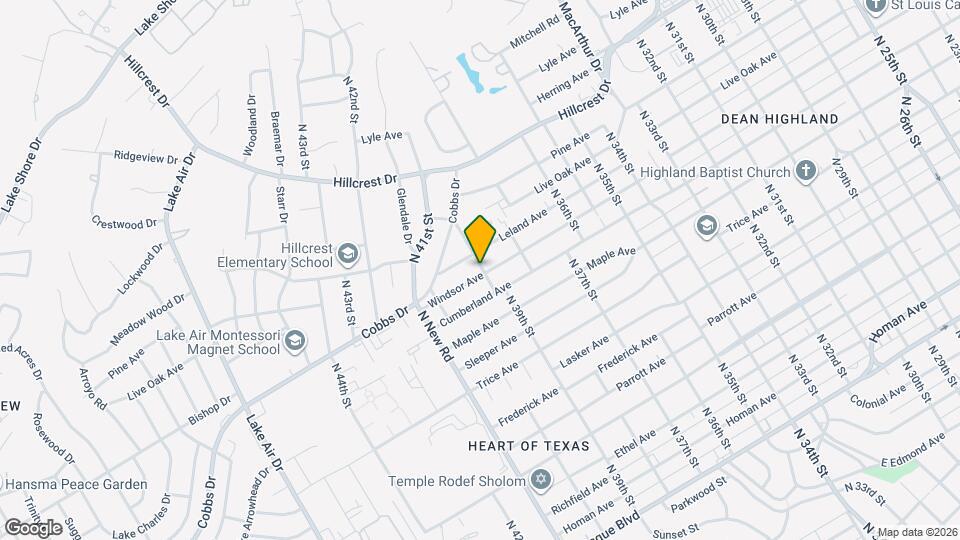 3901 Windsor Ave Map and Location Details